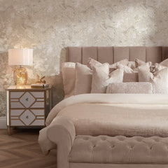 Liquid Marble Wallpaper in Cream