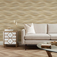 Lucia Wallpaper in Warm Gold