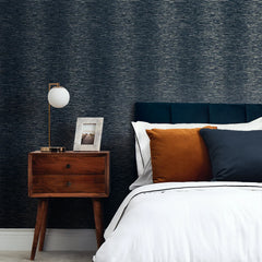 Camille Wallpaper in Navy