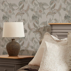 Beautiful Birds Wallpaper in Warm Neutrals