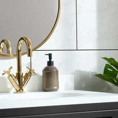 Florence Marble Wallpaper in Charcoal Grey