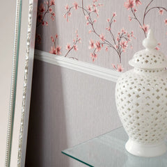 Francesca Wallpaper in Glittering Grey