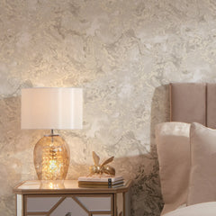 Liquid Marble Wallpaper in Cream