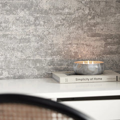 Valencia Wallpaper in Silver