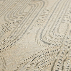 Woven Deco Wallpaper in Beige