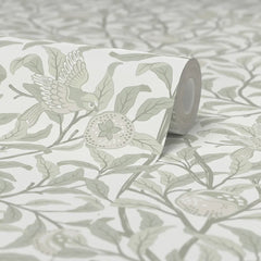 Beauty of Nature Wallpaper in Sage Green