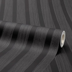 Contemporary Wood Slat Ebony