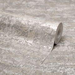 Valencia Wallpaper in Silver