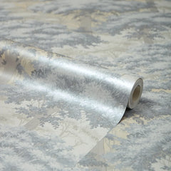 New Forest Toile Wallpaper in Grey