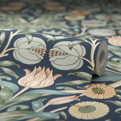 Pomegranate Grove Wallpaper in Navy