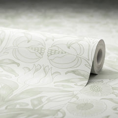 Pomegranate Grove Wallpaper in Soft Sage