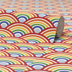 Rainbow Magic Wallpaper in Multicoloured Brights