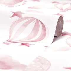 The Great Adventure Wallpaper in Pink and White