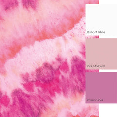 Totally Tie Dye Full Wall Mural in Bright Pinks