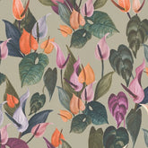 Foliage Flow Wallpaper in Green