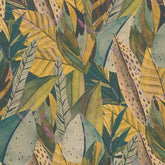 Verdant Mirage Wallpaper in Green Tones