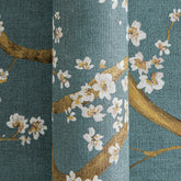 Oriental Blossom Wallpaper in Teal