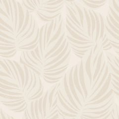 Broad Leaf Wallpaper in Almond Latte