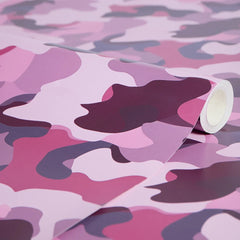 Camouflage Wallpaper in Purple