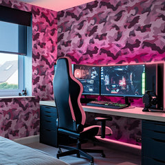 Camouflage Wallpaper in Purple