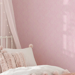 Chantilly Lace Wallpaper in Pink