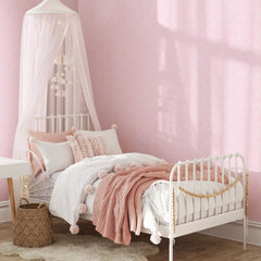Chantilly Lace Wallpaper in Pink