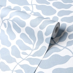 Coral Reef Wallpaper in Blue