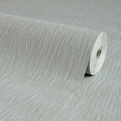 Crushed Silk Wallpaper in Grey