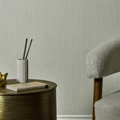 Crushed Silk Wallpaper in Light Grey