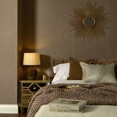 Crushed Silk Wallpaper in Mocha