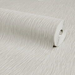Crushed Silk Wallpaper in Stone