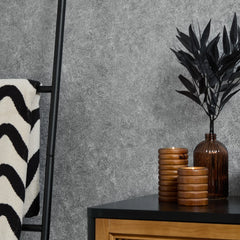 Dolomite Metallic Wallpaper in Grey