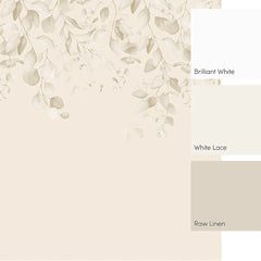 Eucalyptus Cascade Full Wall Mural in Sandstone