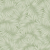 Fern Leaf Wallpaper in Cream on Pistachio