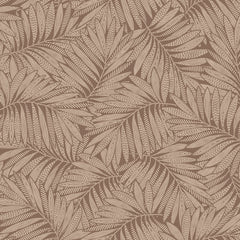 Fern Leaf Wallpaper in Mocha