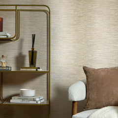 Golden Contours Wallpaper in Beige