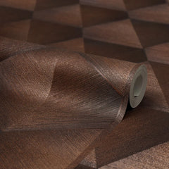 Hex Wallpaper in Copper