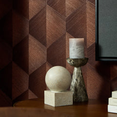 Hex Wallpaper in Copper