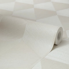 Hex Wallpaper in Ivory
