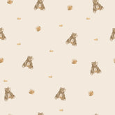 Honey Bear Wallpaper in Cream