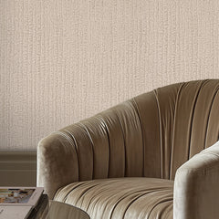 Haptic Metallic Wallpaper in Cream
