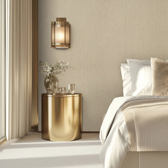 Haptic Metallic Wallpaper in Gold