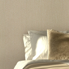 Haptic Metallic Wallpaper in Gold