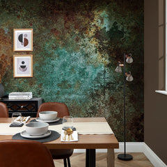 Moritz Full Wall Mural in Teal