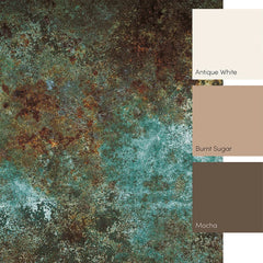 Moritz Full Wall Mural in Teal