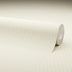 Pin Stripe Wallpaper in Lemon Yellow