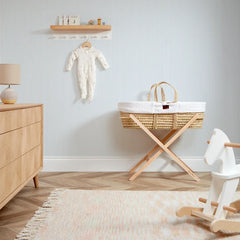 Pin Stripe Wallpaper in Soft Blue