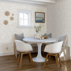 Seastars and Seashells Wallpaper in Ivory