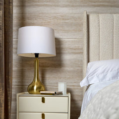 Subtle Ridges Wallpaper in Natural