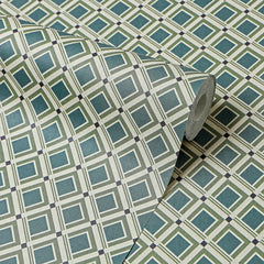 Tessellation Wallpaper in Cool Tones